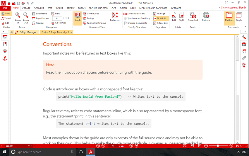 Características PDF Architect Pro