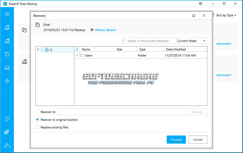 Características de EaseUS Todo Backup 13