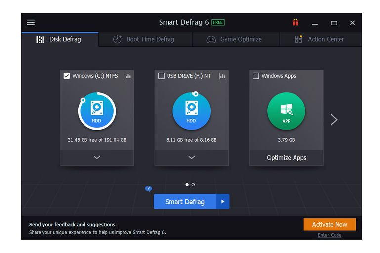 IObit Smart Defrag Pro 6 full