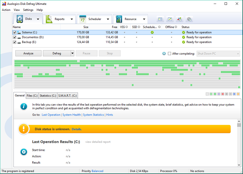 Auslogics Disk Defrag Professional 9