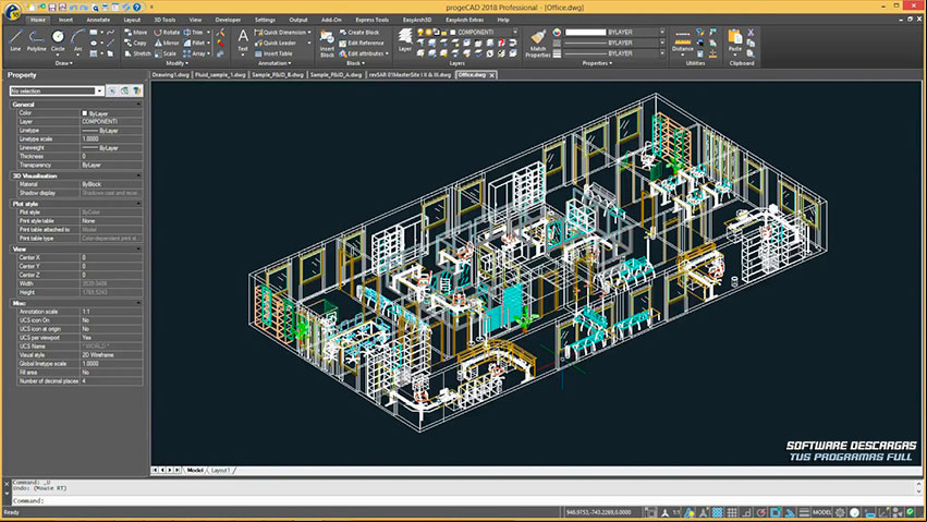 ProgeCAD Professional 21.0.2.17 Software de diseño asistido