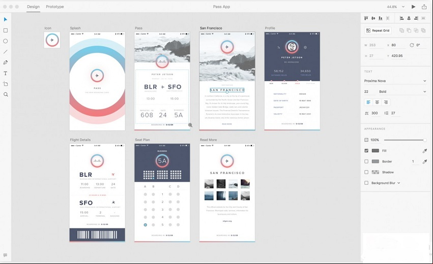 Características de Adobe XD CC 2020