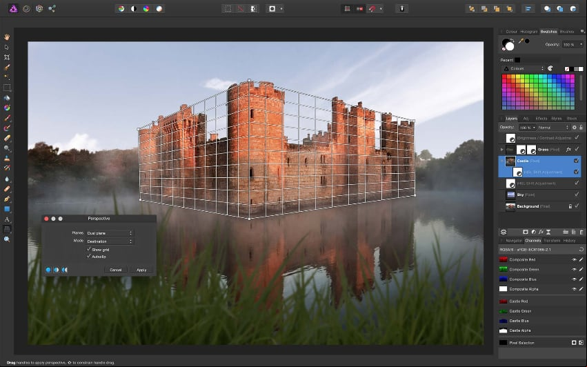 Características de Serif Affinity Photo 1.8