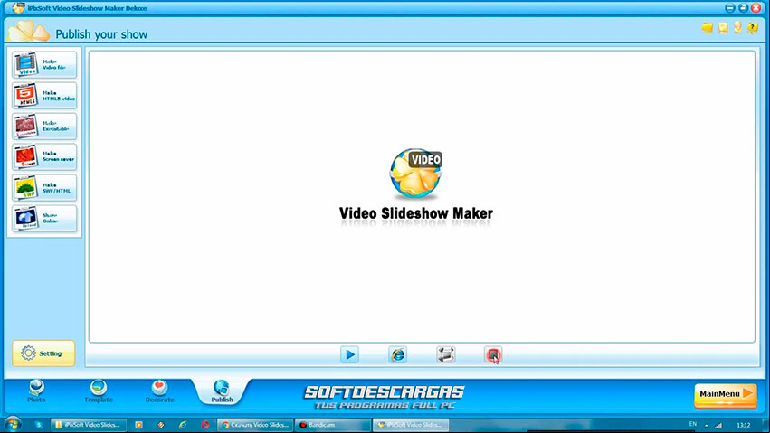 Características de iPixSoft Video Slideshow Maker Deluxe