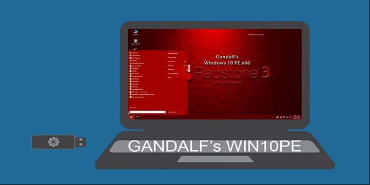 windows 10 pe gandalf x64 28 7 2019 full imagen iso