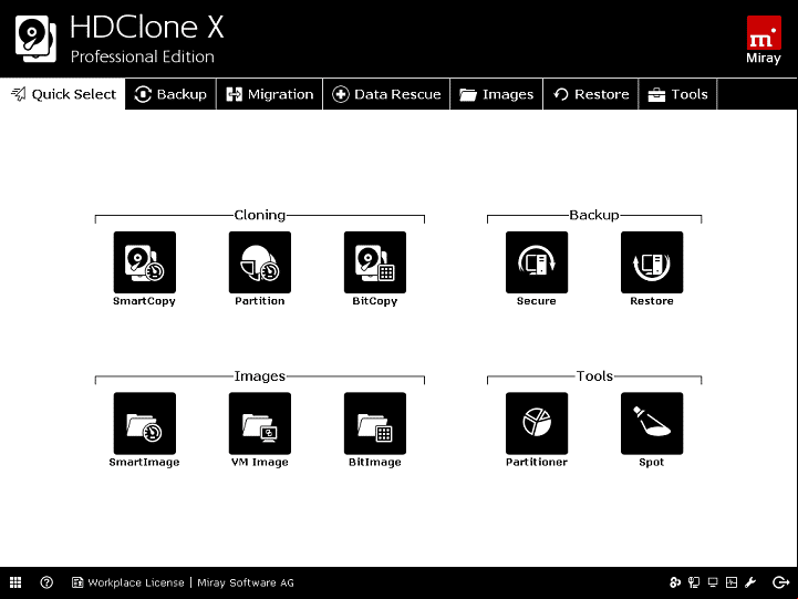 Caracteristicas de HDClone 2022 Caracteristicas de HDClone 2022